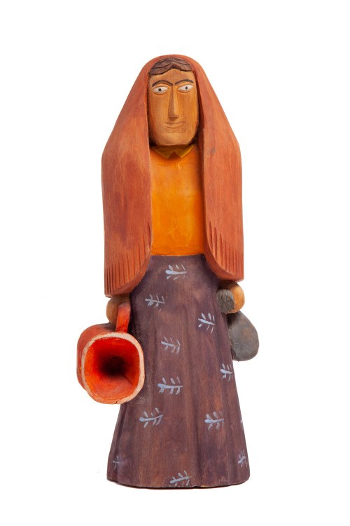 1976, Rzeźba "Gospodyni" - wyk. Marian ŁUBIANKA