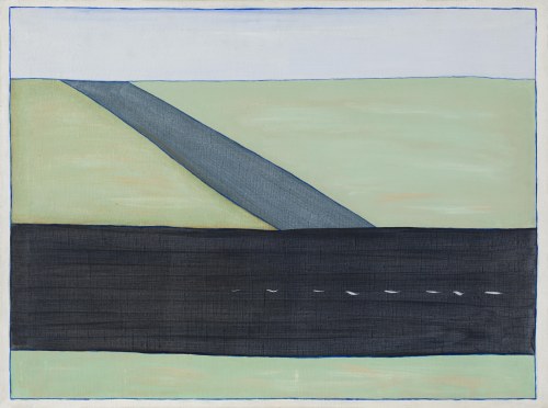 Autostrada XV - 11 I 74 (ORYGINAŁ), 1974, Stanisław Fijałkowski