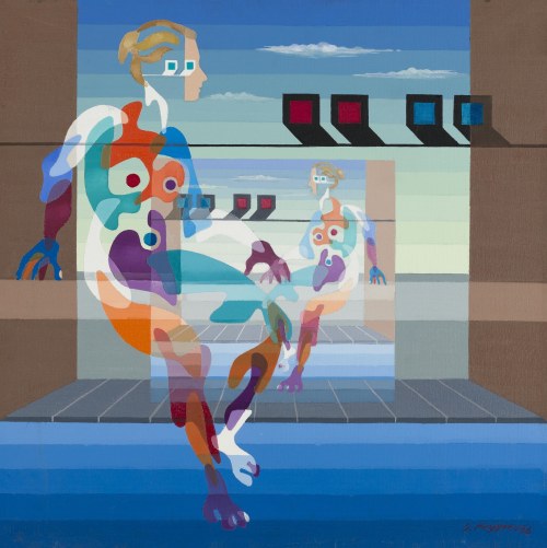 Krystyna w przestrzeni renesansowej, 1996, Stefan Krygier