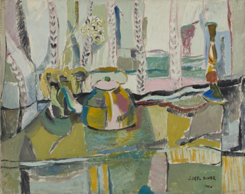 Martwa natura z imbrykiem, 1960, Judyta Sobel
