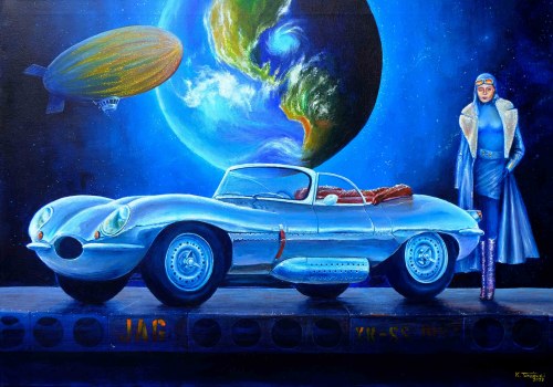 1957 Jaguar Xk-SS, 2022, Krzysztof Tanajewski