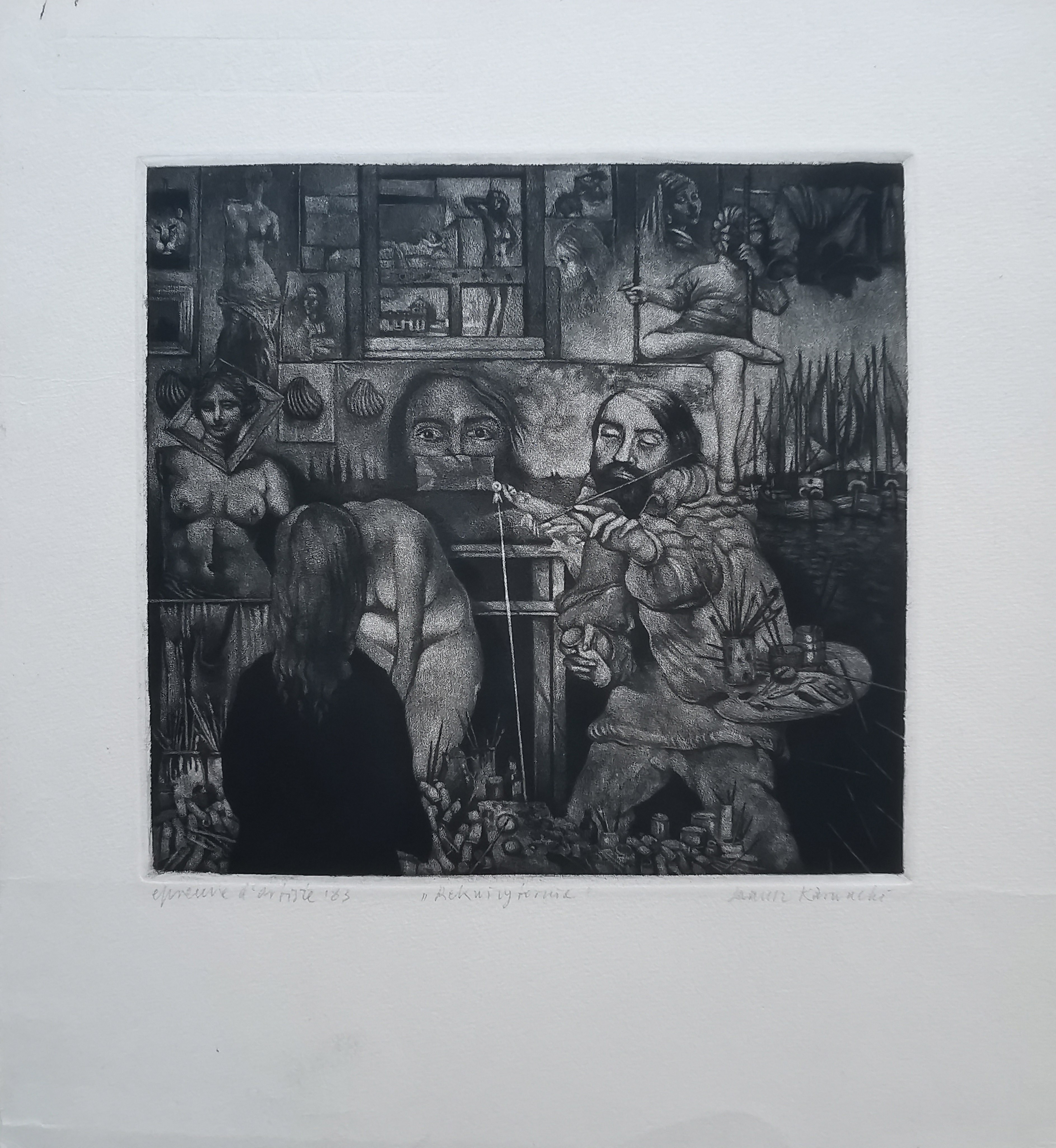 Janusz Karwacki (ur.1940), Rekwizytornia, 1983 Aukcja