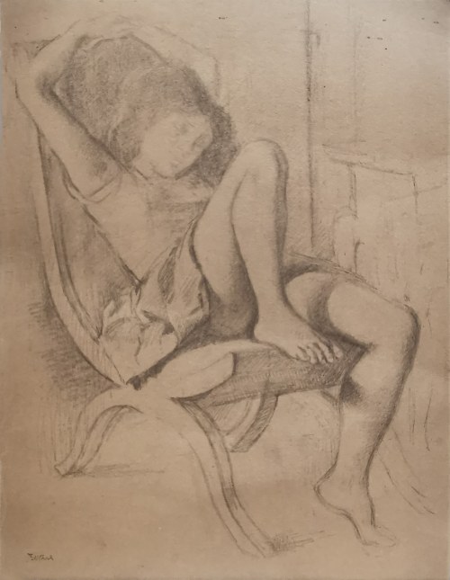 Śpiąca dziewczyna, 1971, Balthus