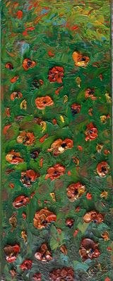 Olej z cyklu Petites fleurs, Anna Dończyk-Gajos