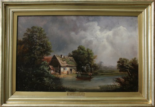 Pejzaż wiejski, Władysław Rutkowski-Bończa