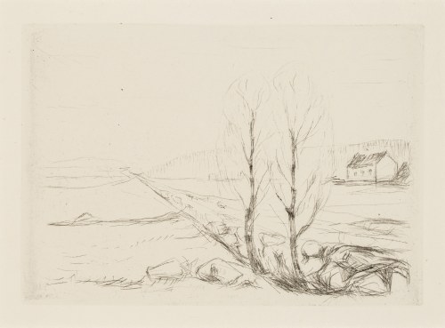 "Pejzaż norweski", Edvard Munch