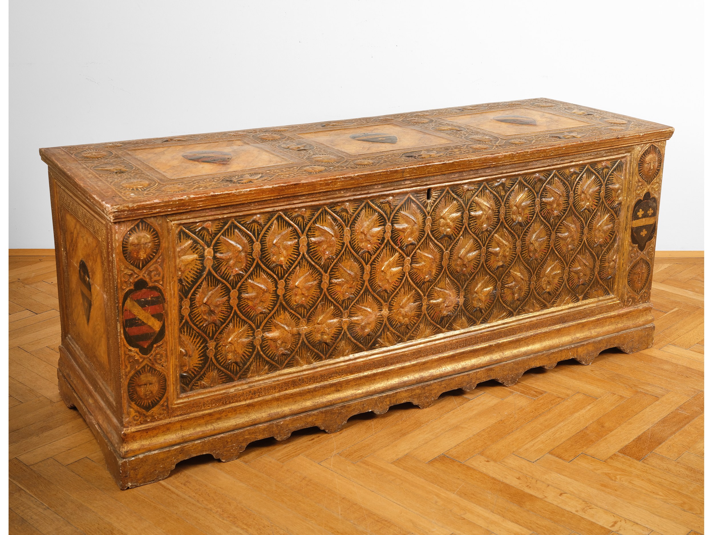 Museal Renaissance Wedding Chest, Florence (Tuscany), 1440/50 - Aukcja ...