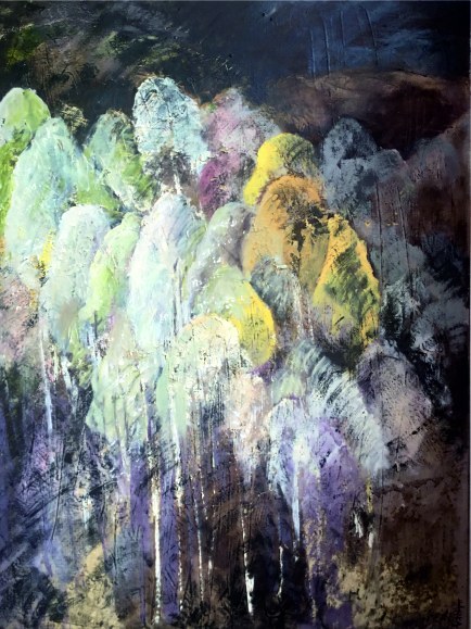 „Drzewa-impresja”, 1983, Hanna Gąsienica-Samek