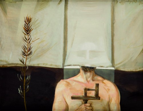 „Autoportret Wielkopostny”, 1994, Allan Rzepka