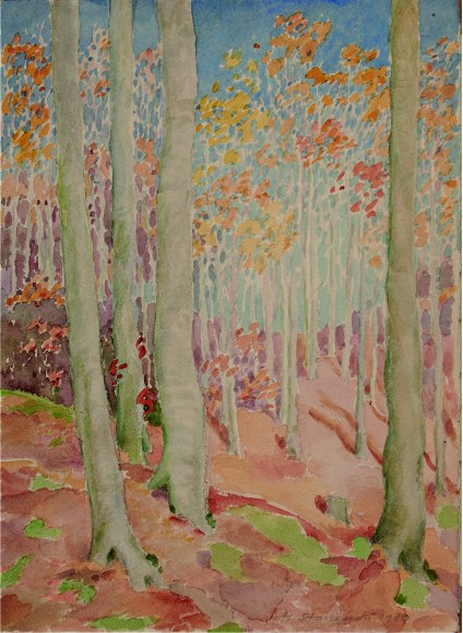 „Jesienne buki”, 1970, Henryk Starzyński