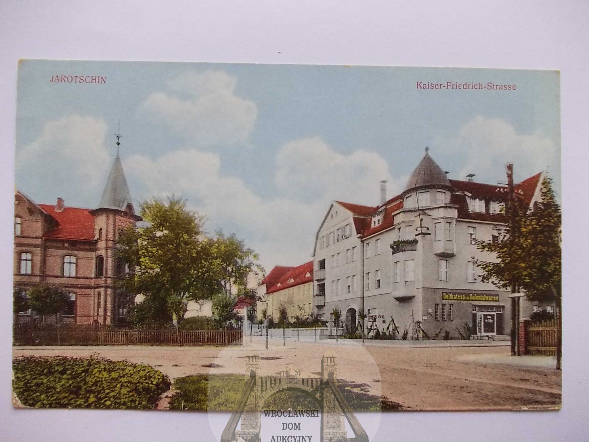 Jarocin, Jarotschin, Kaiser Friedrichstrasse ok. 1915 Aukcja