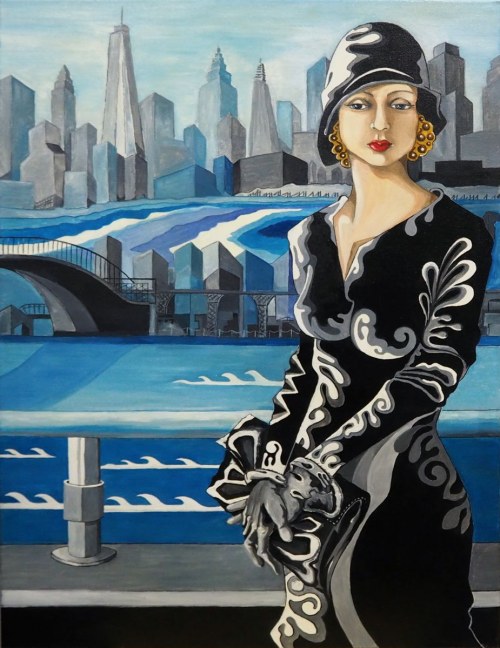 Lonely In Manhattan, 2022 r., Ewa Wiśniewska