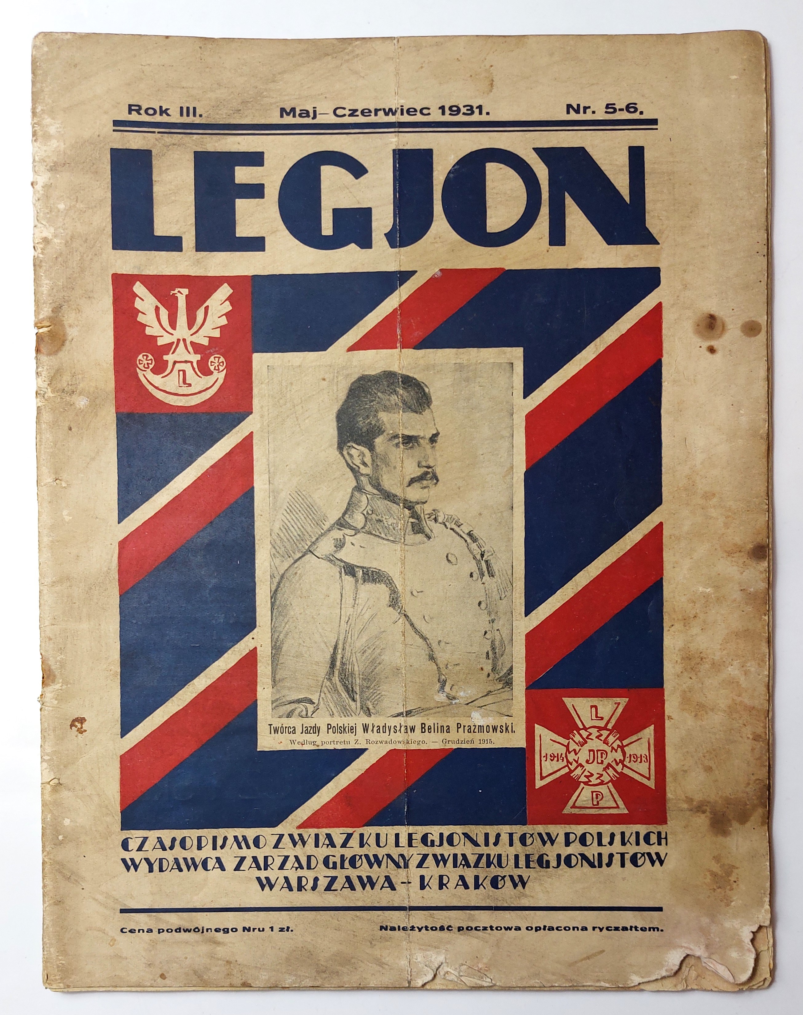 Legjon ; Czasopismo Związku Legjonistów Polskich, 1931 R. - Aukcja ...