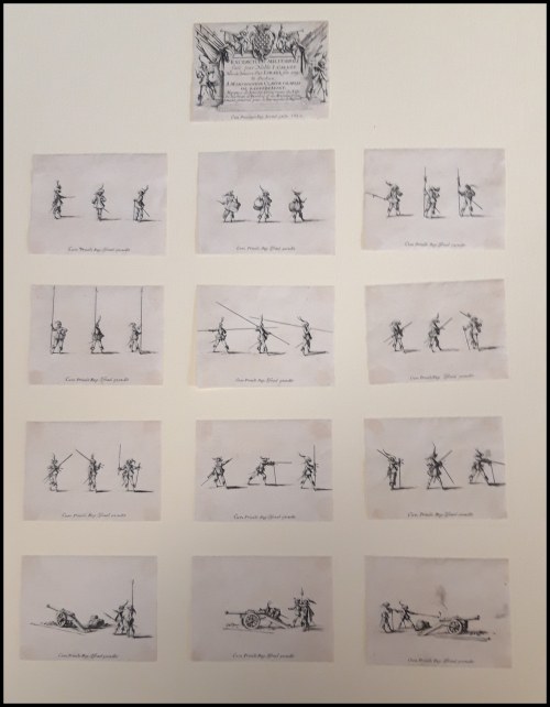 Military drills, 1635, Jacques Callot