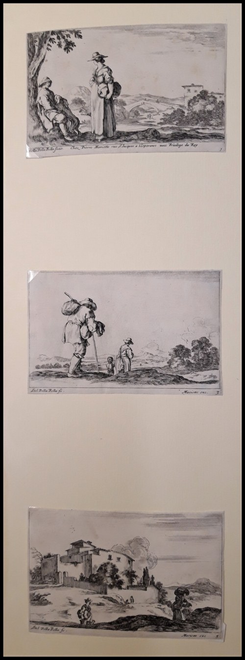 Twelve landscapes, 1638 c., Stefano della Bella
