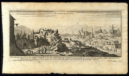 A view of Ramma in Arabia, Gaspar Bouttats