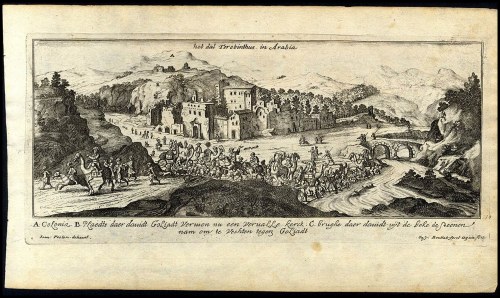 Terebinthus Valley in Arabia, Gaspar Bouttats