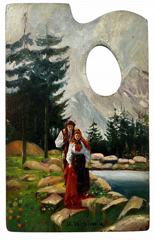 Pejzaż górski ze sztafażem, Stanisław Witkiewicz