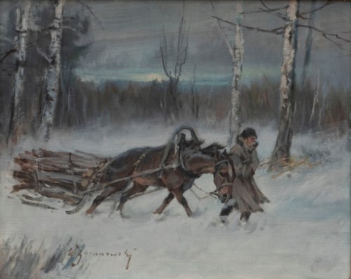 Wywózka drewna, Eligiusz Wacław Baranowski
