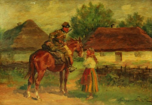 Ułan i dziewczyna, Marian Nowicki