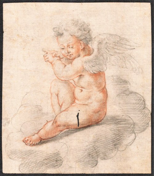 18th CENTURY, Little angel on a cloud, Anonymous Artist