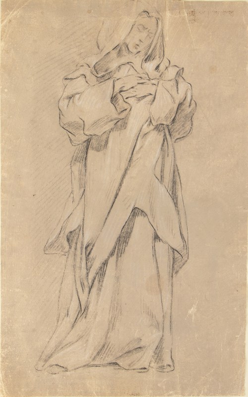 1578 - 1616), ATTRIBUTED TO, Study of a Saint, Orazio Borgianni