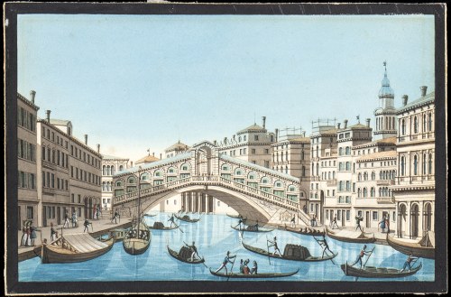 XIX WIEK, Ponte di Rialto w Wenecji, Artysta Wenecki