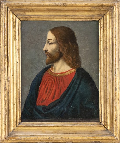 XVI WIEK, Popiersie Chrystusa z profilu, Szkoła Lombardzka