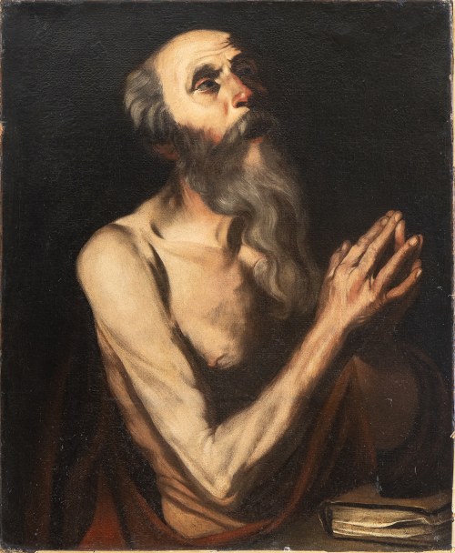 PIERWSZA POŁOWA XVII WIEKU, Pokutujący św., Malarz Działający W Naples W Okręgu Jusepe de Ribera