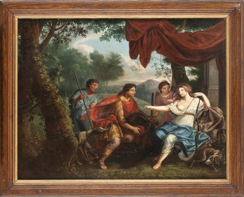 XVIII WIEK, Meleager prezentuje Atalancie głowę dzika, Artysta Francuski