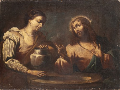 XVII WIEK, Chrystus i Samarytanka, Szkoła Wenecka