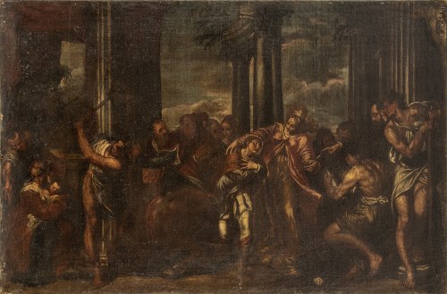 ok. 1524 - 1606), Święty Celsus powierzony świętemu Nazariuszowi przez matkę, PRACOWNIA PAOLO FARINATIEGO (Werona