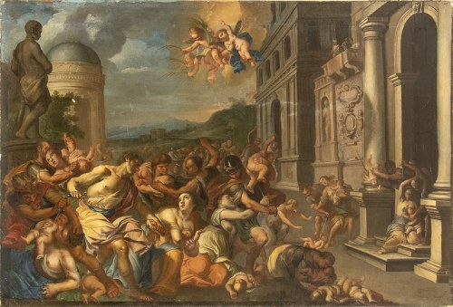 1637 - Rzym, 1682), ATTRIBUTED TO, Masakra niewinnych, Niccolò Berrettoni