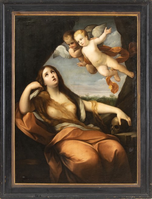 1575 - 1642), Pokutująca Magdalena, KRĄG GUIDO RENI (Boulogne