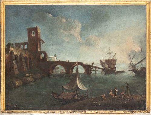 XVIII WIEK, Kaprys przybrzeżny z figurami, Szkoła Romańska