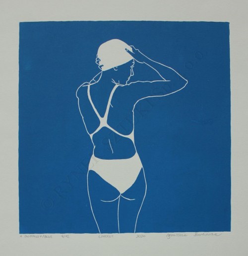 Swimmer II/BLUE, Agnieszka Borkowska