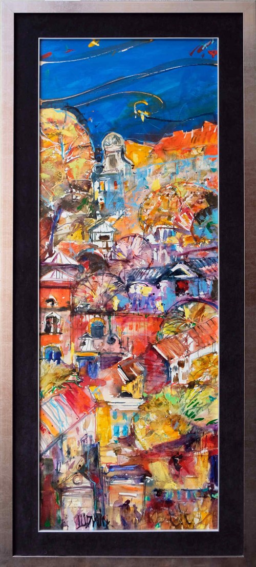 Powidoki miast mijanych 22, 2016, Krzysztof Ludwin