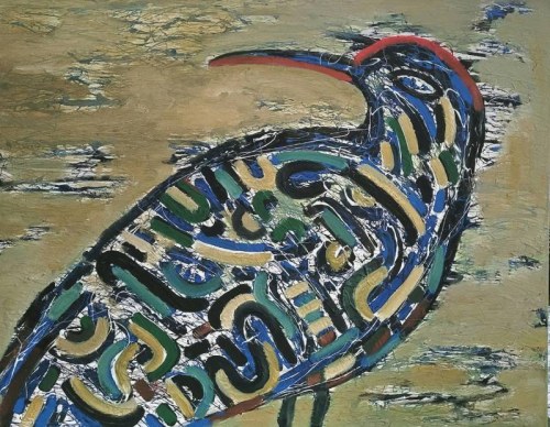 "PTAK Z CZERWONYM DZIOBEM"., Iwona Ostrowska