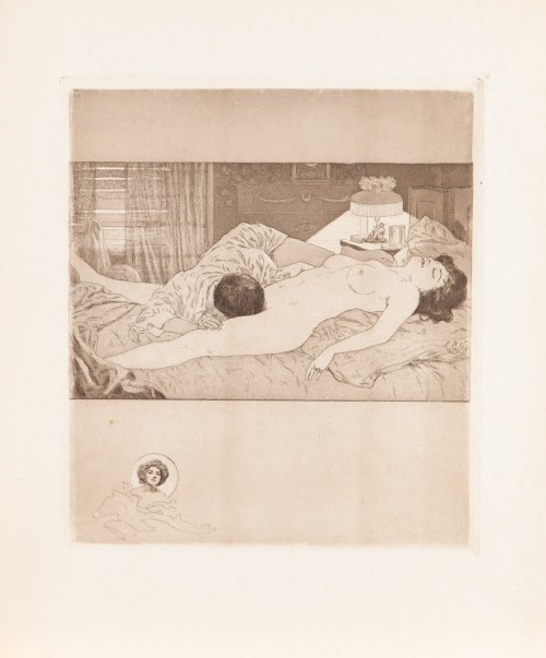 Scena erotyczna w sypialni, 1907, Choisy le Conin