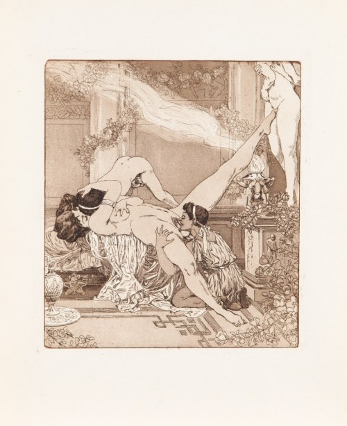 Scena erotyczna przy pochodni, 1907, Choisy le Conin