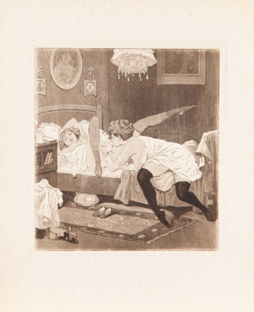 Dwie damy w sypialni, 1907, Choisy le Conin