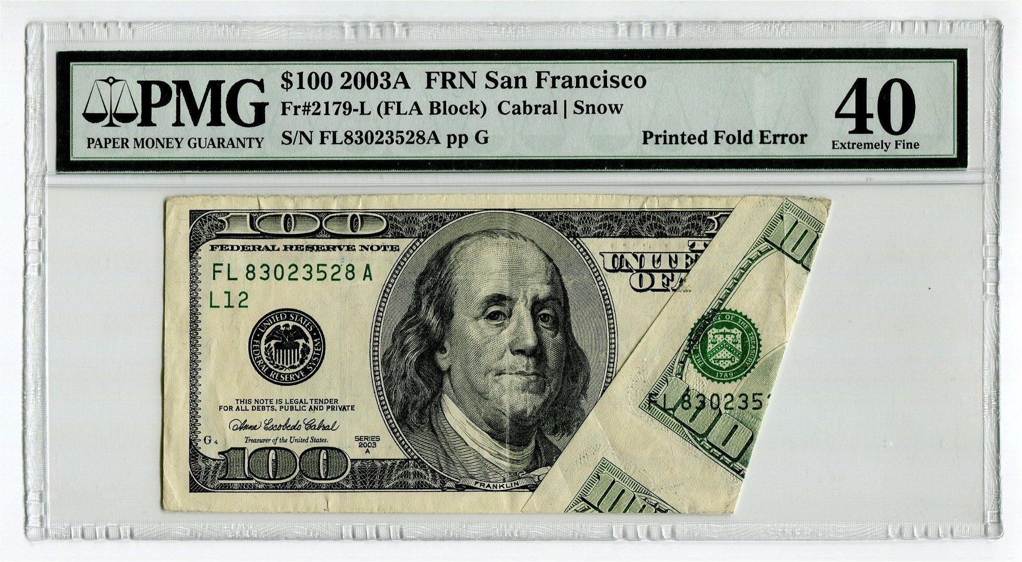 united-states-100-dollars-2003-a-printed-fold-error-pmg-40-aukcja