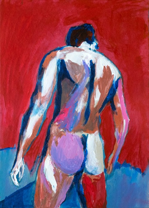 W czerwieni/ In red, 2022, Karl Kozel