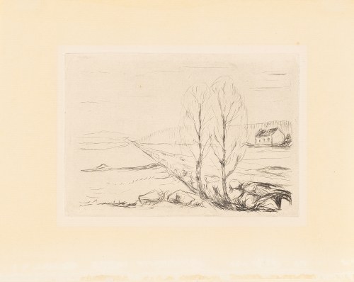 Norweski pejzaż (Norwegische Landschaft), 1908, Edvard Munch