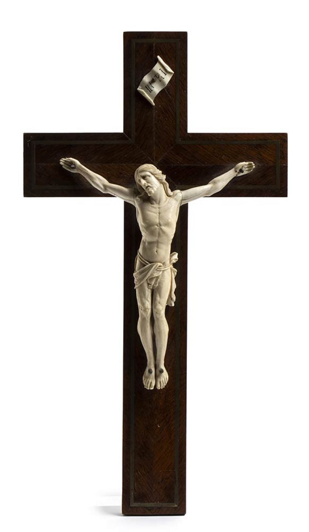 french-ivory-crucifix-19th-century-aukcja-internetowa-licytacja