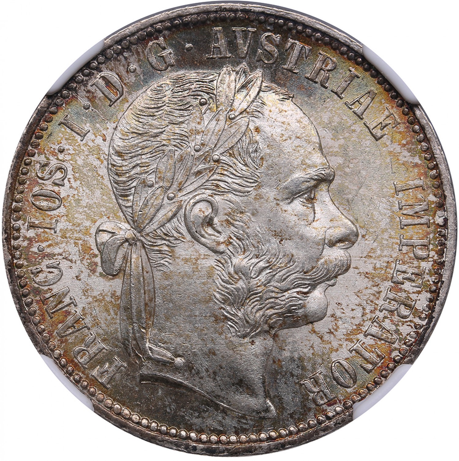 Austria 1 Florin 1879 - NGC MS 66 - Online auction / Online