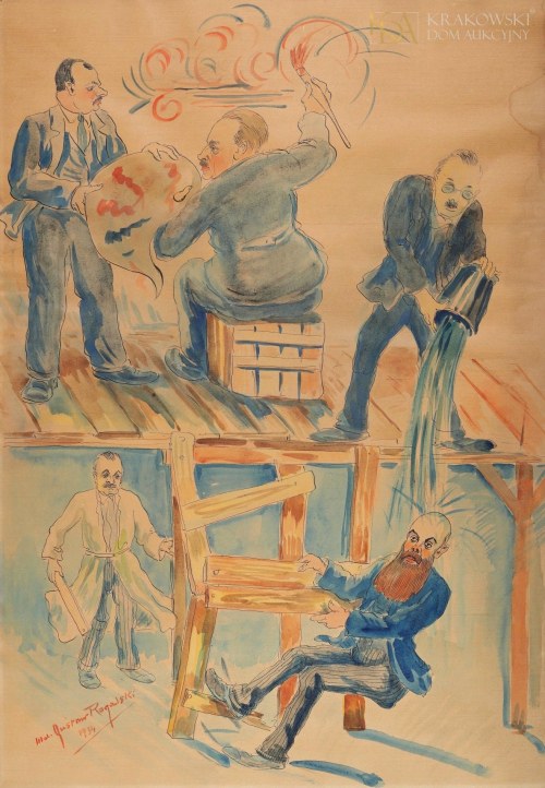 "Karykatura Akademii", Gustaw Rogalski