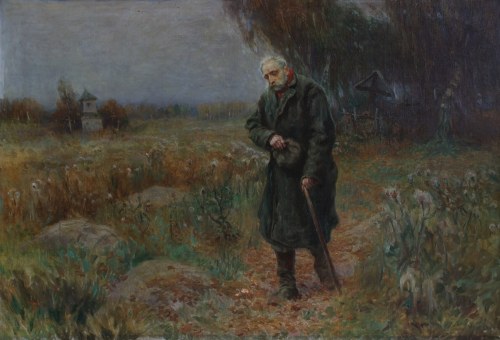 Pejzaż z wędrowcem, Konstanty Górski