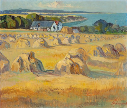 Pejzaż ze snopami, Niels Stougård