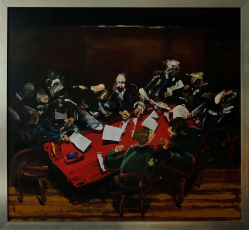 Ludzie przy stole, 2003, Tomasz Musiał